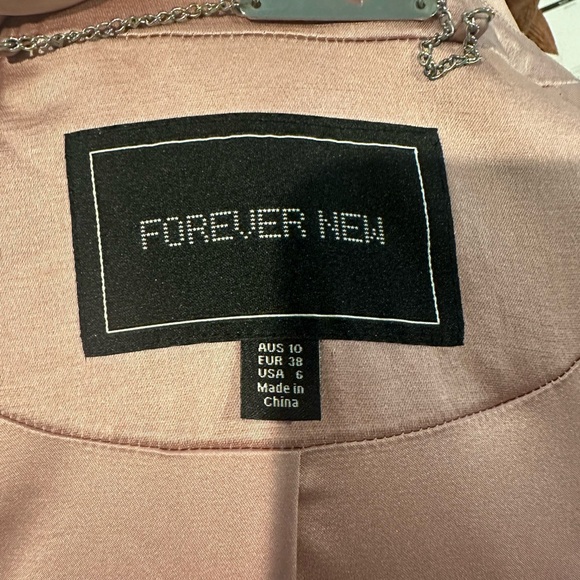 Forever New Pink Blazer, Size 6 - Picture 4 of 4